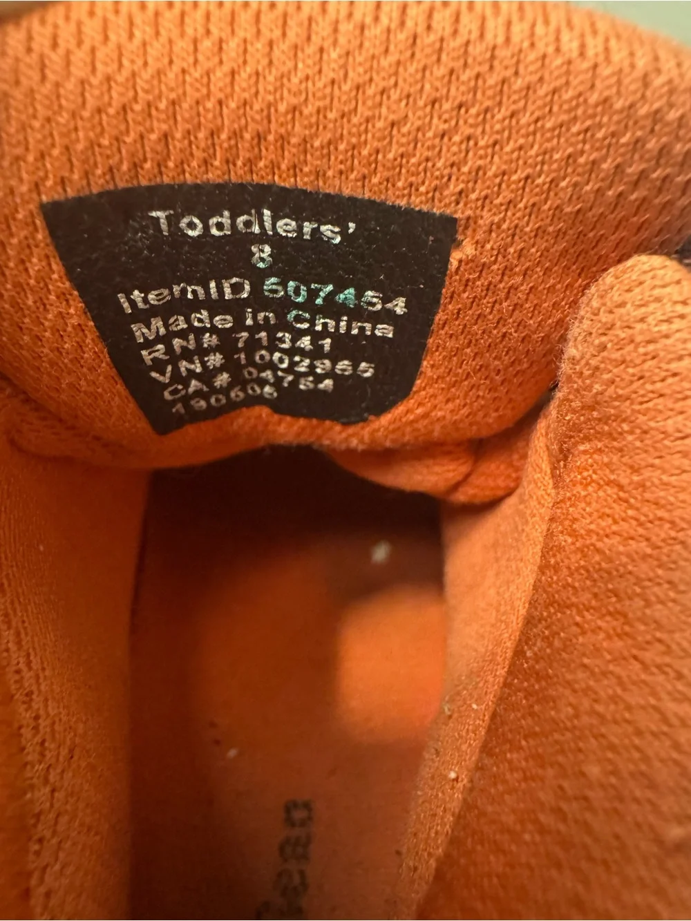 L.L. Bean - Toddler Girl’s Burgundy and Coral Velcro Outdoor Boots